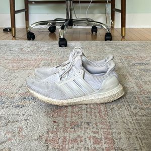 White Adidas Ultra Boost Sneakers